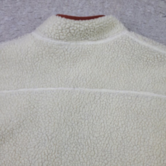 Eddie Bauer Chilali Sherpa Faux Shearling Jacket Men's M Beige Tan Full Zip Hike - Picture 7 of 10